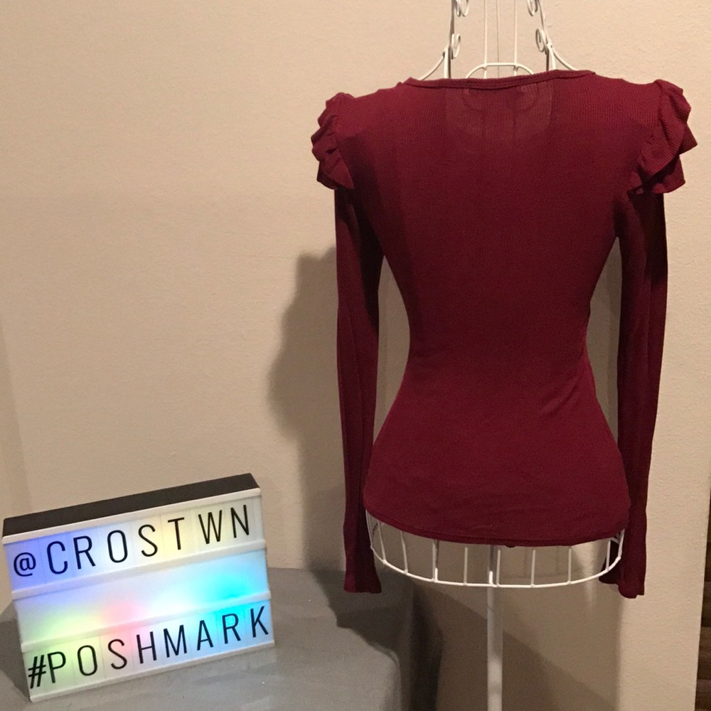 Fashion Nova Ruffle Top - Picture 5 of 8